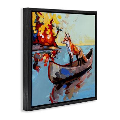Fox's Voyage on Canoe Floating Frame, design par Adam Swanson