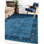 Tapis bleu Vibrance 7 pi 11 po x 9 pi 9 po