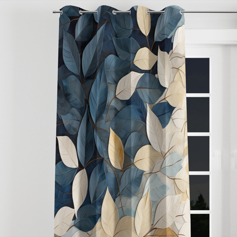 Andromaches - Traditional Velvet Grommet Curtain - Room Darkening - 1 panel, 52" W x 90" L, Silver Grommets