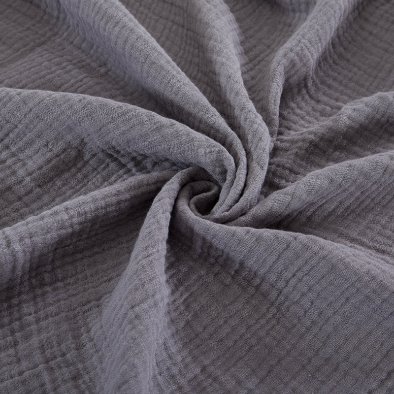 Cotton Throw, Gray