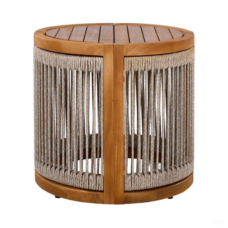 Acacia Wood Outdoor Side Table