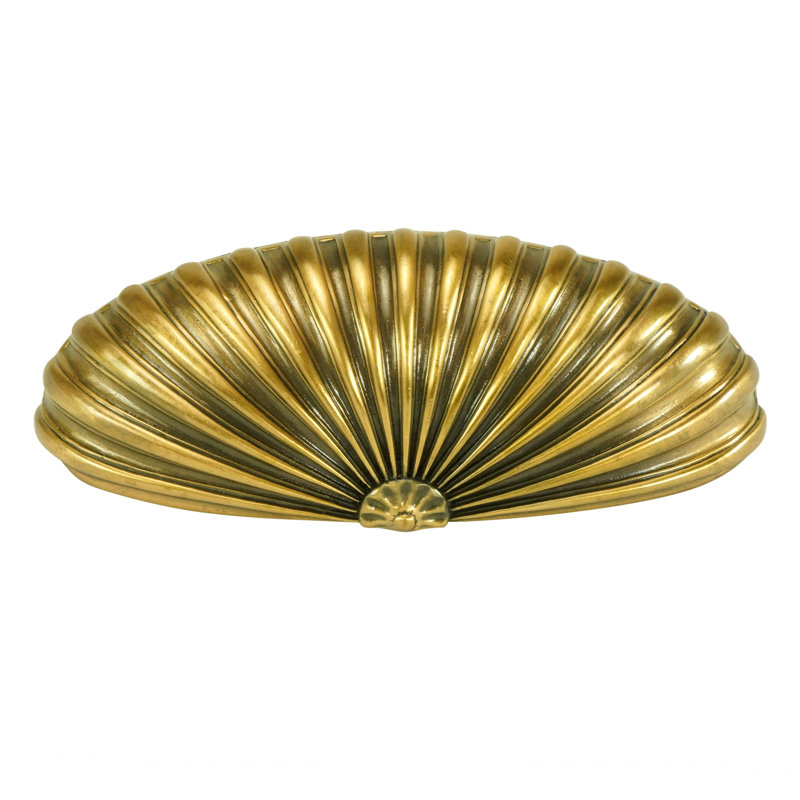 NANTUCKET BIN PULL 3” C TO C; FLORENTINE , Dark Gold
