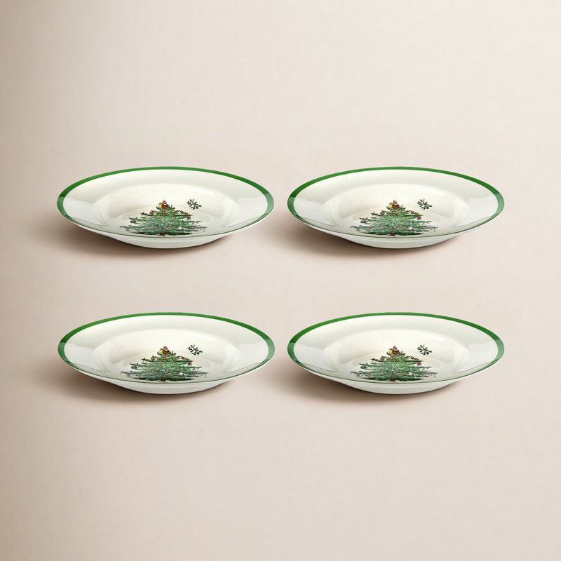 Spode Christmas Tree Soup Plate 9"