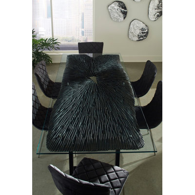 Chainsaw 7 - Piece Acacia Dining Set