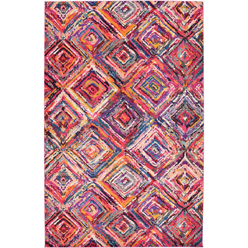 Abstract Indoor Rug, Rectangle 10'6" x 16'5"