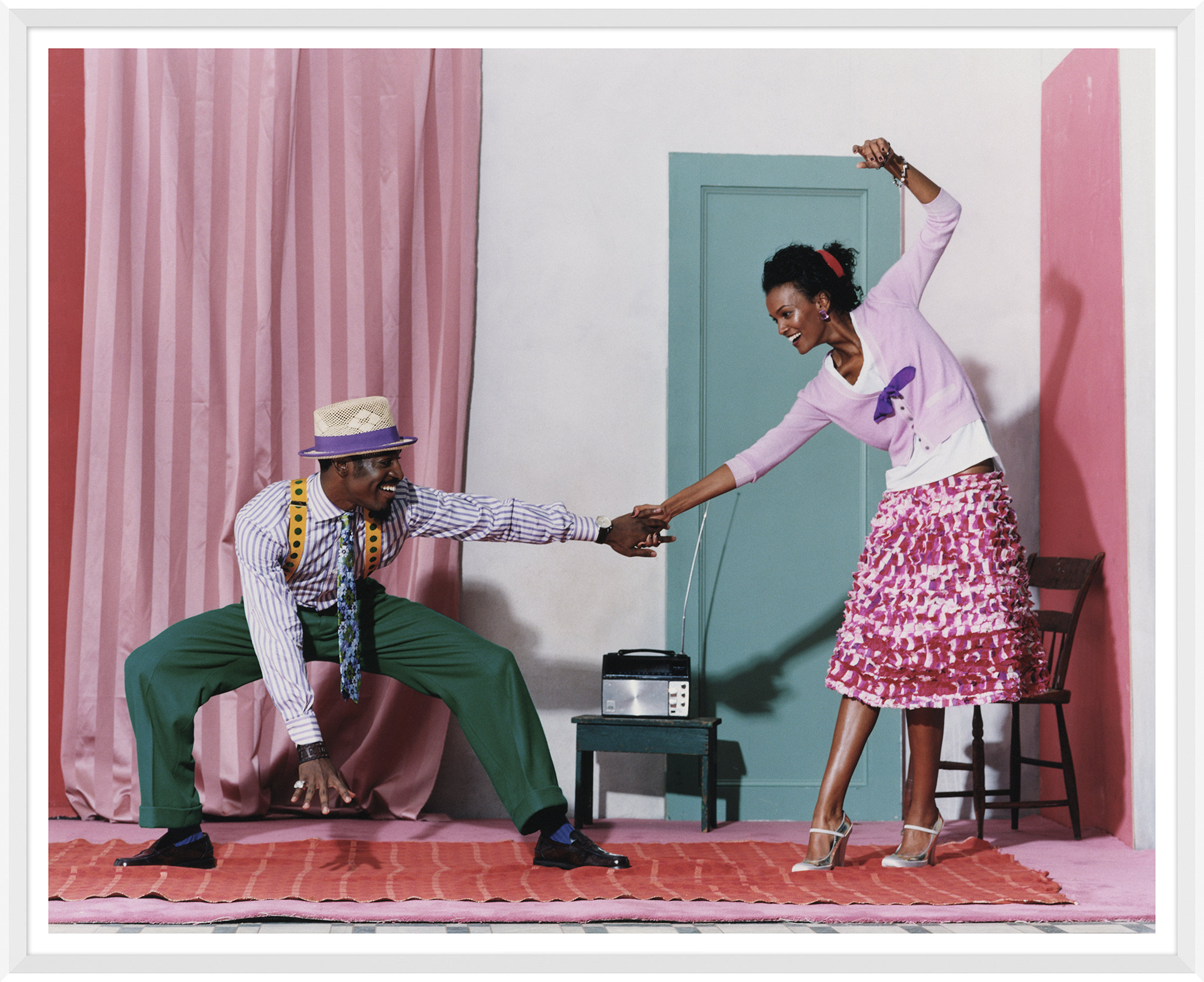 Soicher Marin 'Pair Dancing' by Arthur Elgort - Picture Frame Photograph on Paper | Wayfair