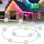 Eaves Lights pour l'extérieur avec 60 DEL, lumières extérieures Enbrighten de 100 pi, éclairage IC RVB avec télécommande et liaison Bluetooth APP, décorations des Fêtes pour la fête, synchro rythmique musicale, décoration de Noël