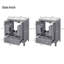 Meuble-lavabo 48 po avec lavabo encastré intégré-962262315