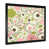 Impression noire sur toile encadrée sélectionné