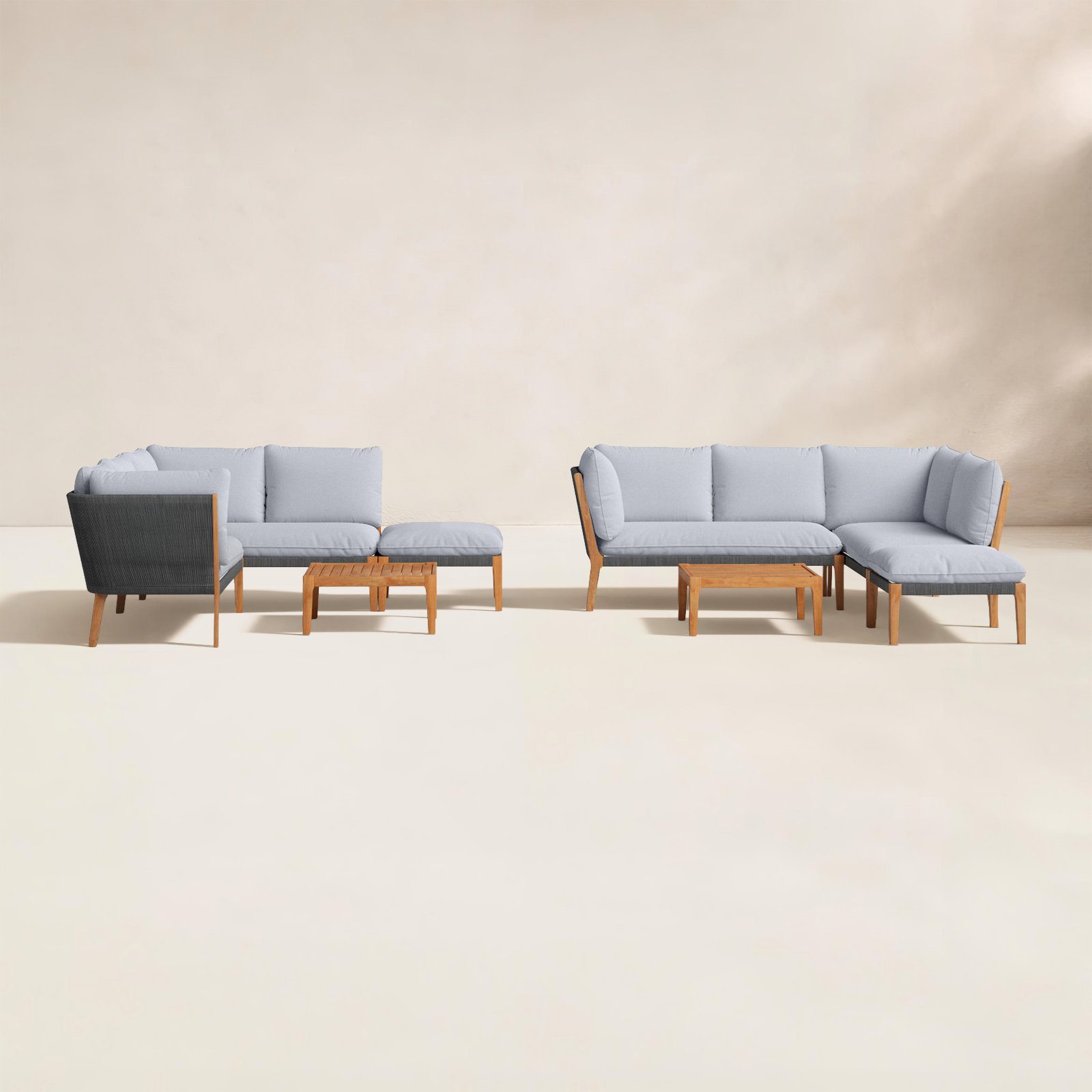 Habitat 10 - Person Eucalyptus Patio Seating Group
