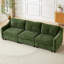 Modern Chenille 2 Seater Sofa With Tufted Backrest For Living Room -1624558199-1624558192