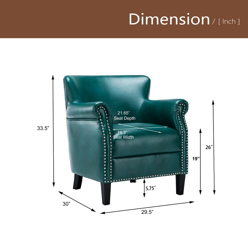 Fauteuil club, Teal