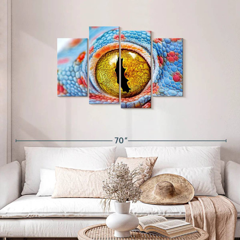 Oeil de gecko Brampt, H 27 po x l 43 po