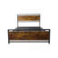 Structure simple en métal pour lit simple, style moderne et confort pour toute chambre à coucher, noir