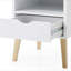 Table de bout Mid-Century moderne Jeff, table de bout et table d'appoint