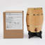 Distributeur de boissons 3,96 gallons en bois avec couvercle et base-1899749913