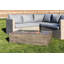 Rectangle Concrete Propane Smokeless Fire Pit