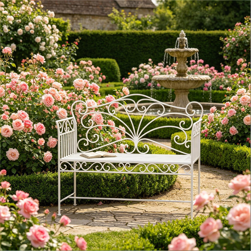 Banc de jardin extérieur