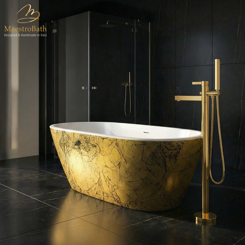 67.7'' x 29.5'' Soaking Acrylic Bathtub