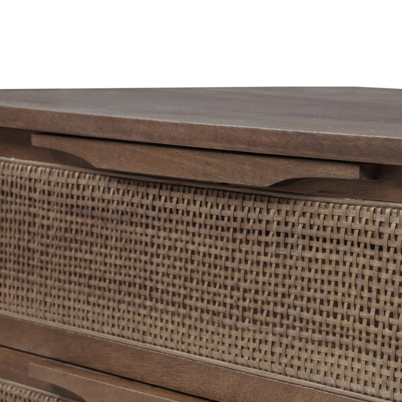 Sydney Large Nightstand, Brown Wash