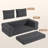 Boneless Convertible Floor Sofa Bed, 3 In 1 Compression Sofa With 2 Throw Pillows, No Assembly Required-124602579