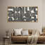 «Geometric Line Abstract Geometric Infinity Loop Shapes», reproduction encadrée sur toile-98042007-111665122