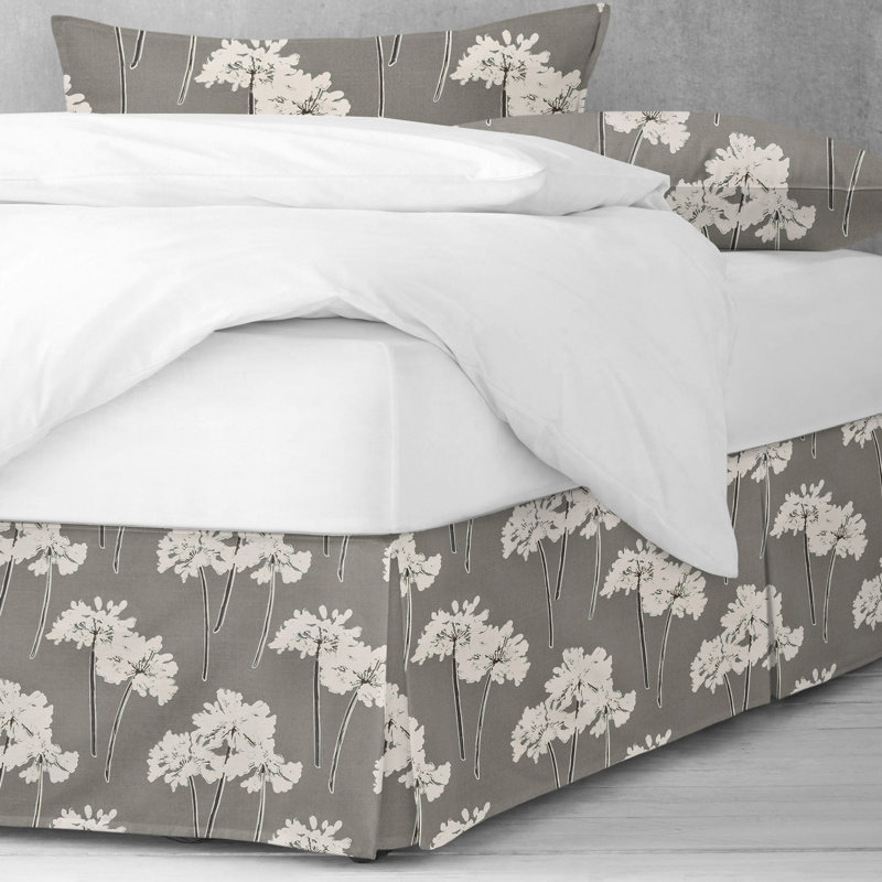Sunny Vale Bed Skirt, California King, 15", Mocha