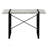 Modern Industrial Computer Desk With Thick-Panel Grey Reclaimed Wood-Look, Robust Black Metal Legs, And X-Shaped Support For Home Office Use-28326608