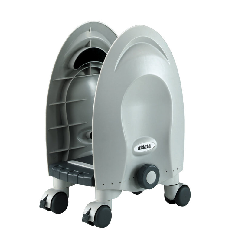 Support pour unité centrale de bureau H 18 po x l 12 po Deluxe, Platine