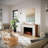 Modern Ember Arrie Smart Electric Fireplace Mantel Package | 33” Firebox Heater | Wi-Fi App