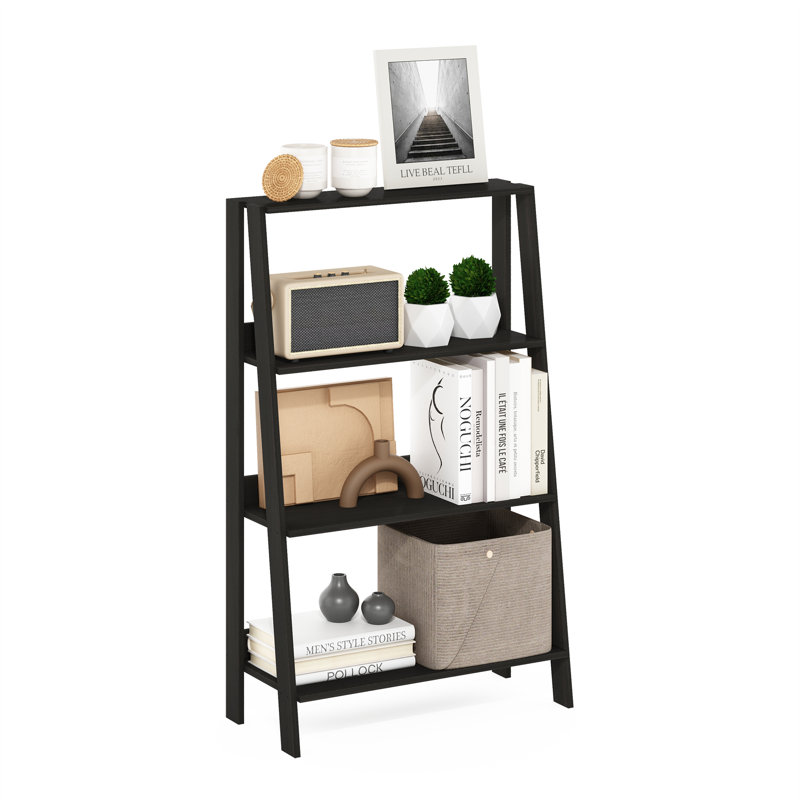 Nevzat 59.99cm W Manufactured Wood Shelving Unit, Black