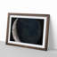 Crescent Moon Shadow in Abstract - Picture Frame Graphic Art Print-55682872-55682873