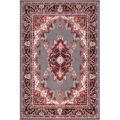 Nickelson Oriental Hand Woven Area Rug