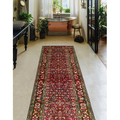 Nigal One-of-a-Kind 3'2" X 9'6" 1980s Runner Wool Area Rug