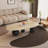Minimalist Faux Marble Coffee Table, Luxury Irregular Design With Stainless Steel Legs For Modern Living Rooms-2098880117
