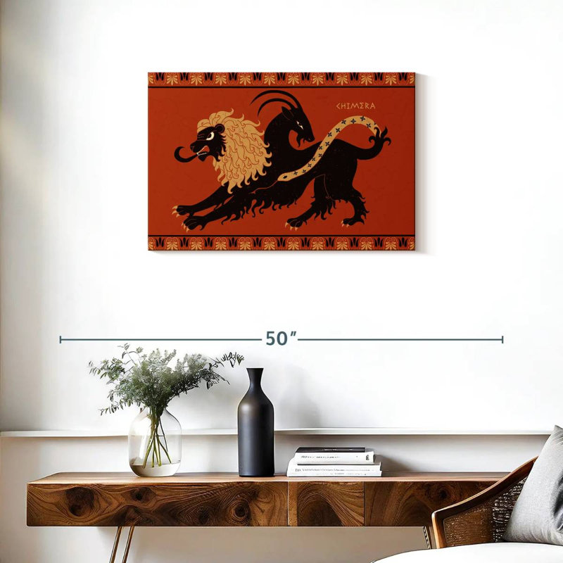 Chimera Monster, 20" H x 30" W