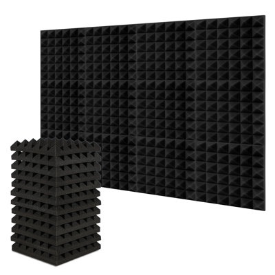 12" x 2" Acoustic Wall Paneling (12-pack)