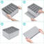 Organisateur de vêtements pour garde-robe avec 5 compartiments, organisateur de tiroir en tissu pour le rangement de garde-robe, organisateur de vêtements pliable pour t-shirts, jeans, chandails, etc.-1441041755-1441041748