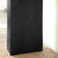 Console simple en bois massif noir-229453060