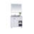 Mundy 36'' Single Bathroom Vanity with Marble Top-531812660-531812661