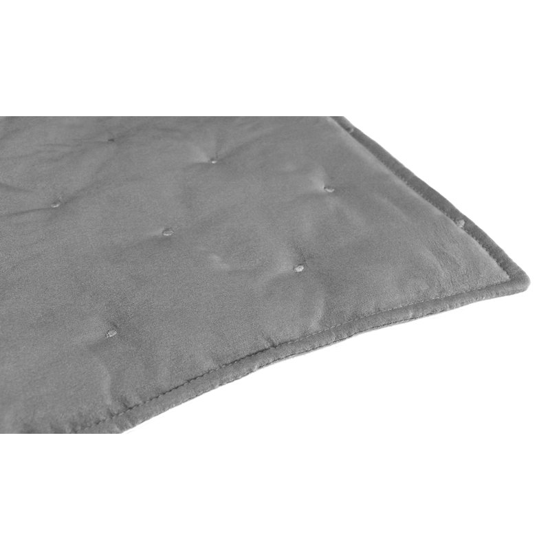 Embarcadero Polyester Quilt, Gray, Twin Quilt + 1 Standard Sham