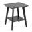 Tiered Rectangle Side Table with Storage