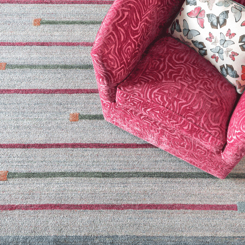 Global Recycled Standard Ainsley Hand-Tufted Recycled Indoor/Outdoor Rug, Runner 2'6" x 5'