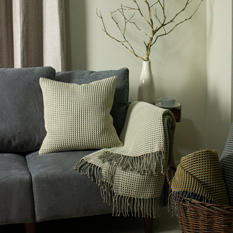 Square Throw Pillow Cover, Natural