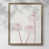 Toile avec cadre noyer