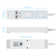 3 Outlets with 2 USB Charging Port WIFI Accessible Smart Power Strip Socket Plate