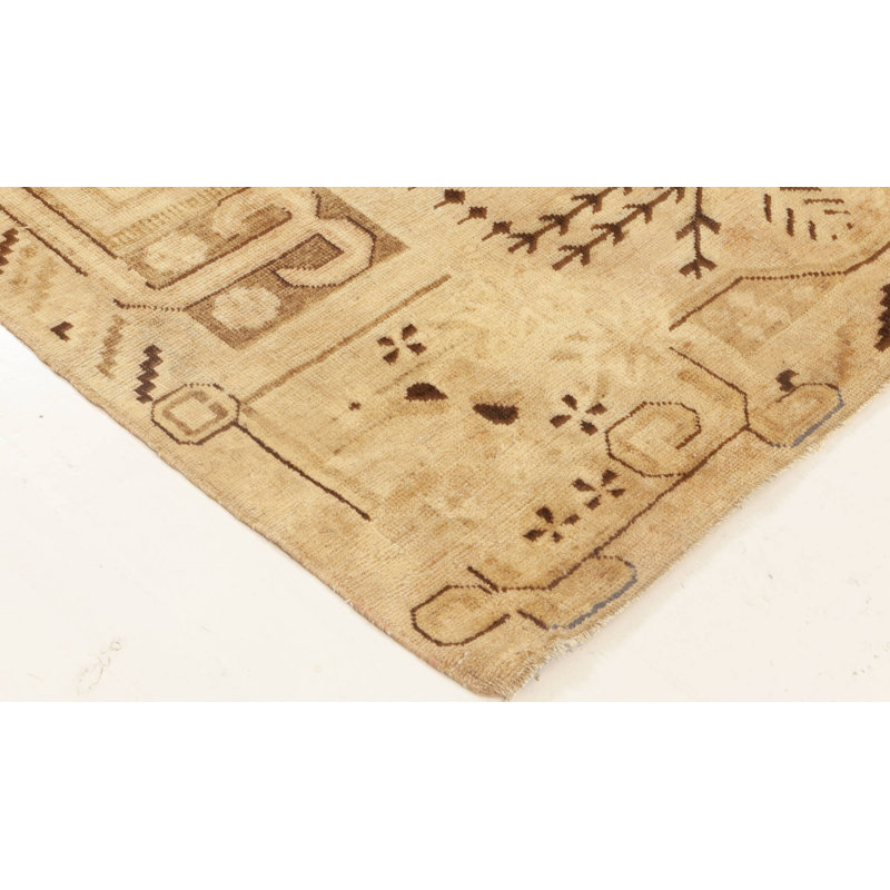 Vintage One-of-a-Kind Rectangle 4'7" X 8'3" Hand Knotted Area Rug