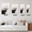 Horloge murale Twist Watercolor III - Peinture abstraite-980619155