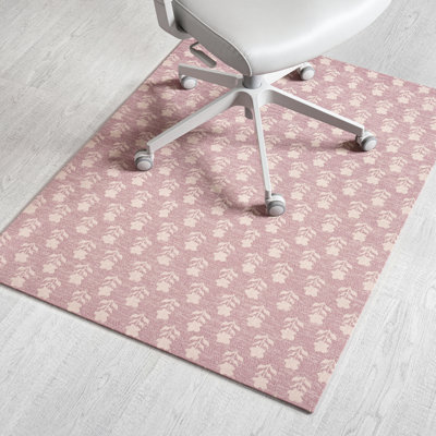 Anji Mountain 40" W x 54" D Chairmat Floor Protector & Style Enhancer for Home Office or Dining Spaces