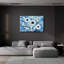 Art mural en verre Batik Flowers par Shirley Novak-1379887841